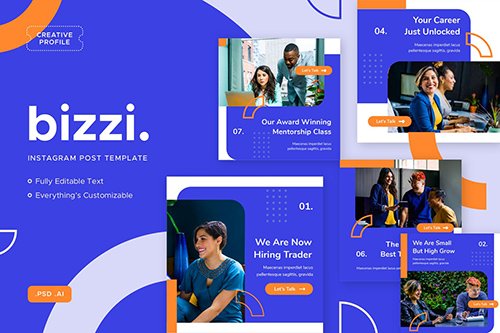 Bizzi - Instagram Post - Social Media Kit