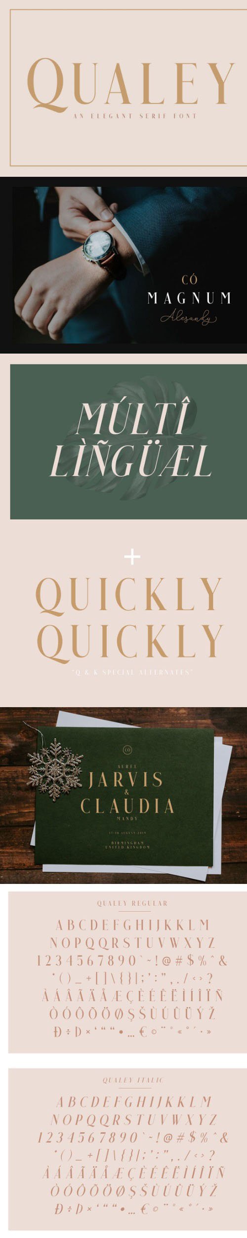 Qualey - Elegant Serif Font