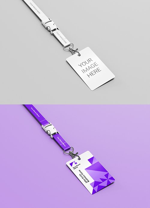 ID Card Holder Mockup 346338339