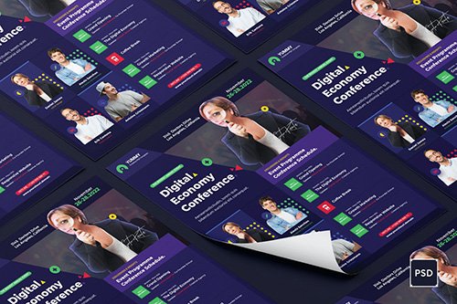 Conference Flyer PSD Template