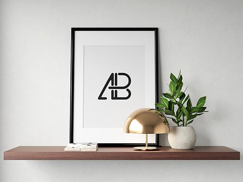 Modern Poster PSD Mockup Vol.4