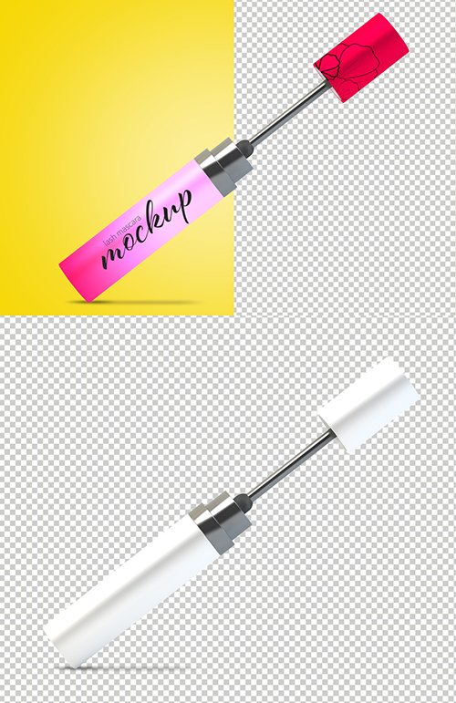 Open Mascara Tube Mockup 247629050