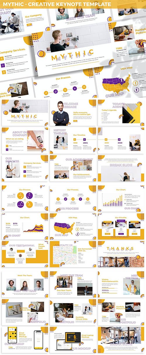 Mythic - Creative Keynote Template