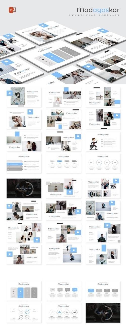 Madagaskar - Powerpoint, Keynote, Google Sliders Templates