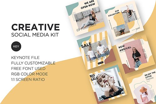 Creative Social Media Kit - Keynote