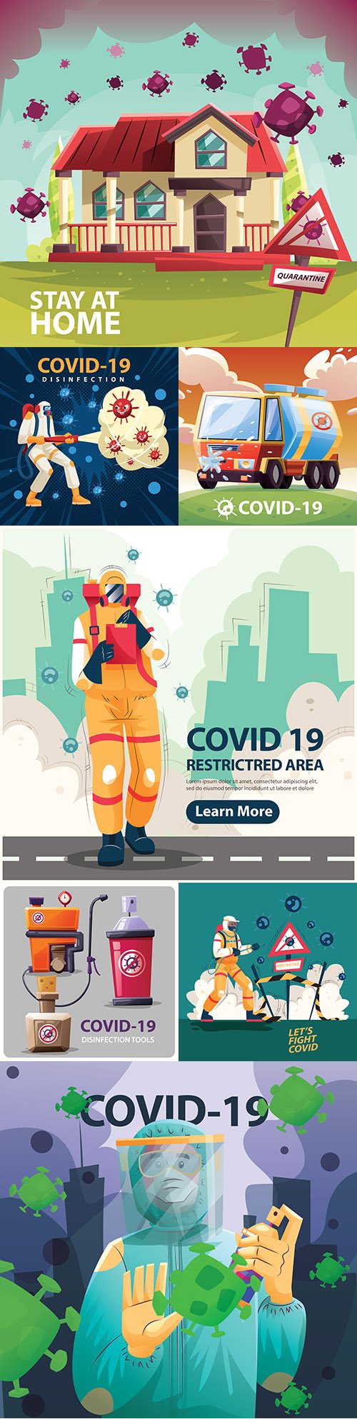 Preventing spread coronivirus and disinfection city