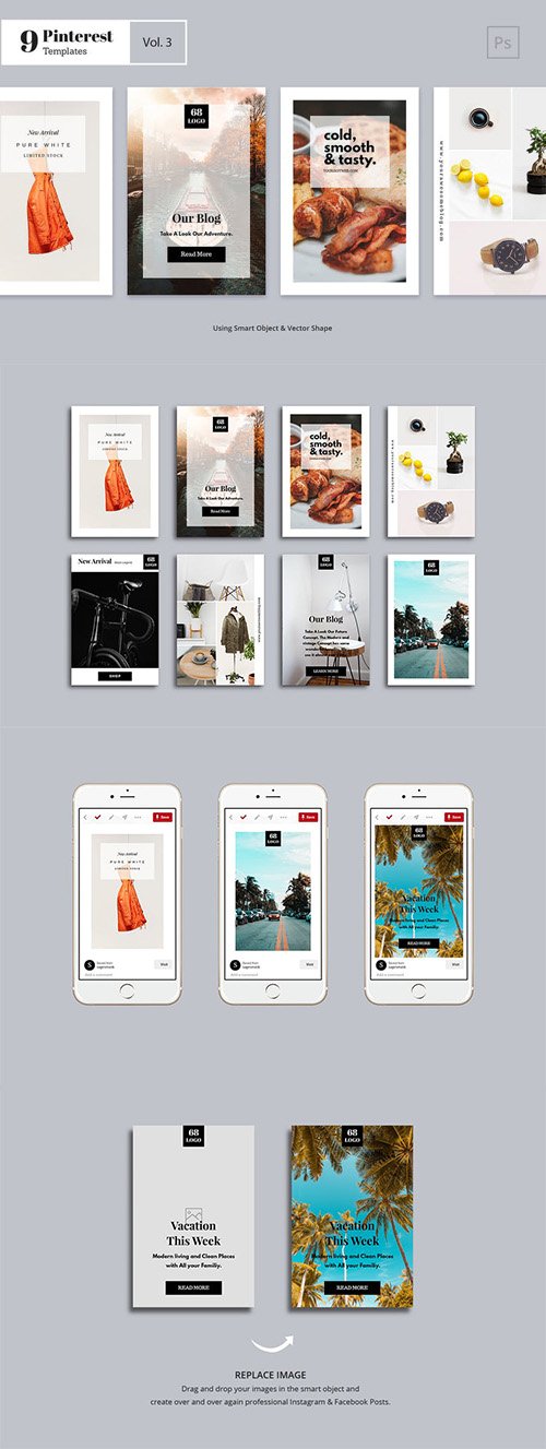 Pinterest Templates Vol. 3