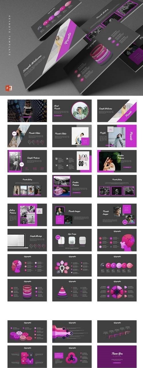 Picanto - Powerpoint, Keynote, Google Sliders Templates