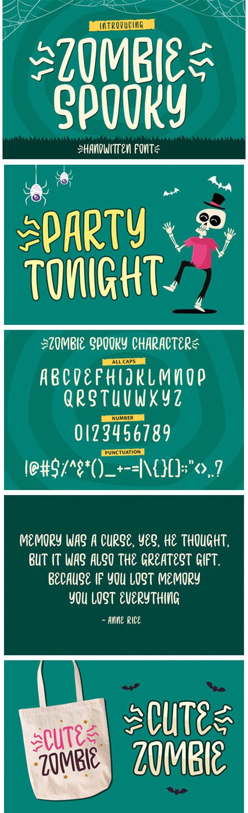 Zombie Spooky Font