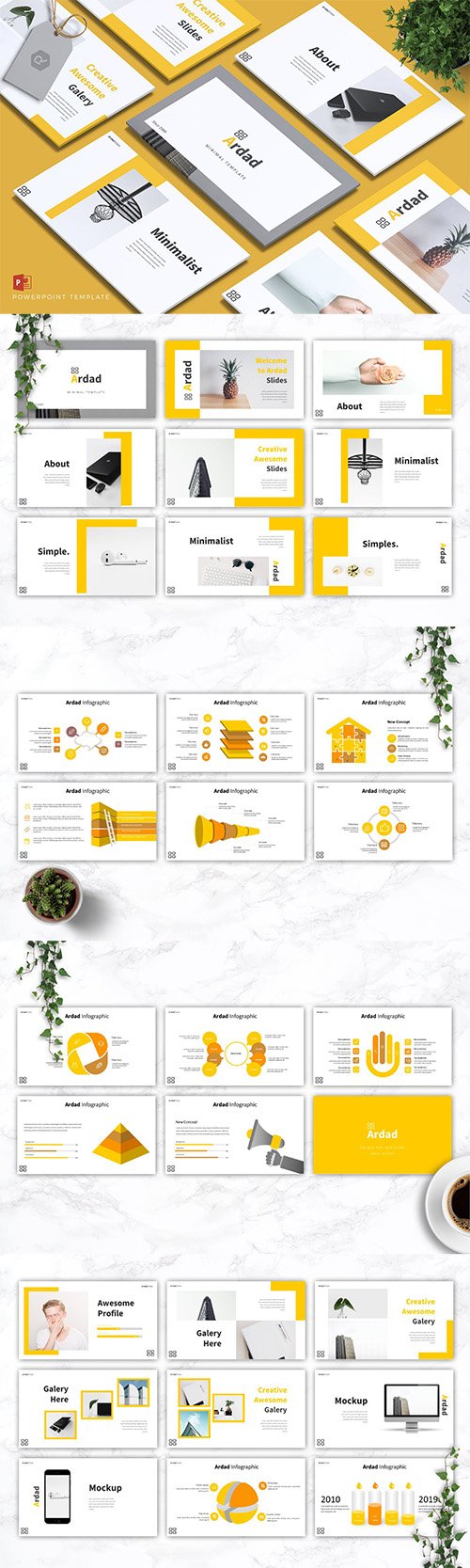 ARDAD - Powerpoint, Keynote and Google Slides Templates