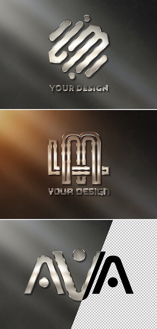 Download Metal Logo Mockup On Wall Bathed In Sunlight 346566500 Mockups Free Psd Templates