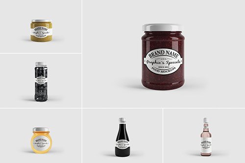 Jars & Bottles Mockups