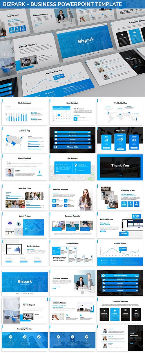 Bizpark - Business Powerpoint Template