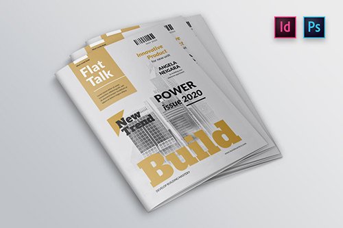 Building Magazine Cover Indesign Template