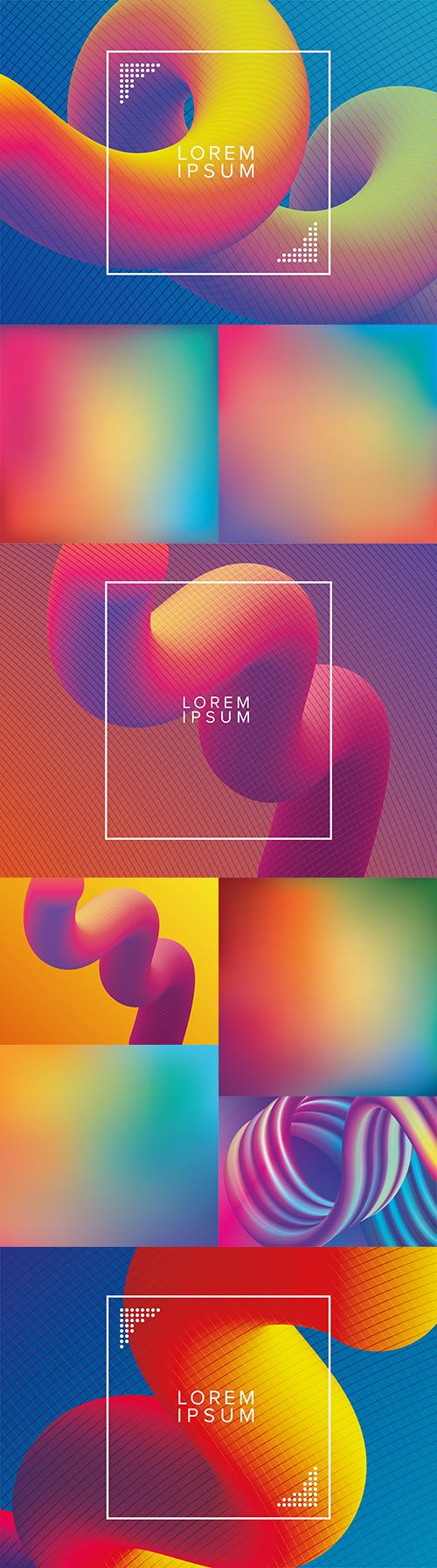 Bright blurred and wave with background flow design