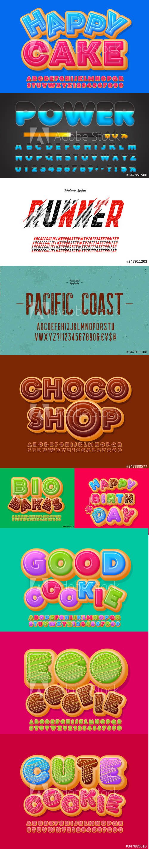 Vector Font Pack Vol 3