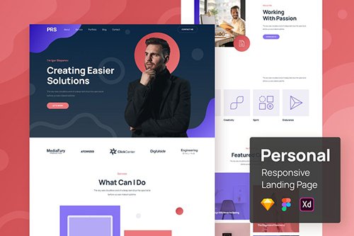 Personal Responsive Landing Page