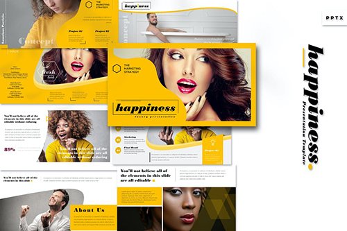 Happiness - Powerpoint Template