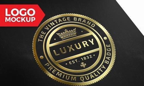 Gold Logo Mock-Up