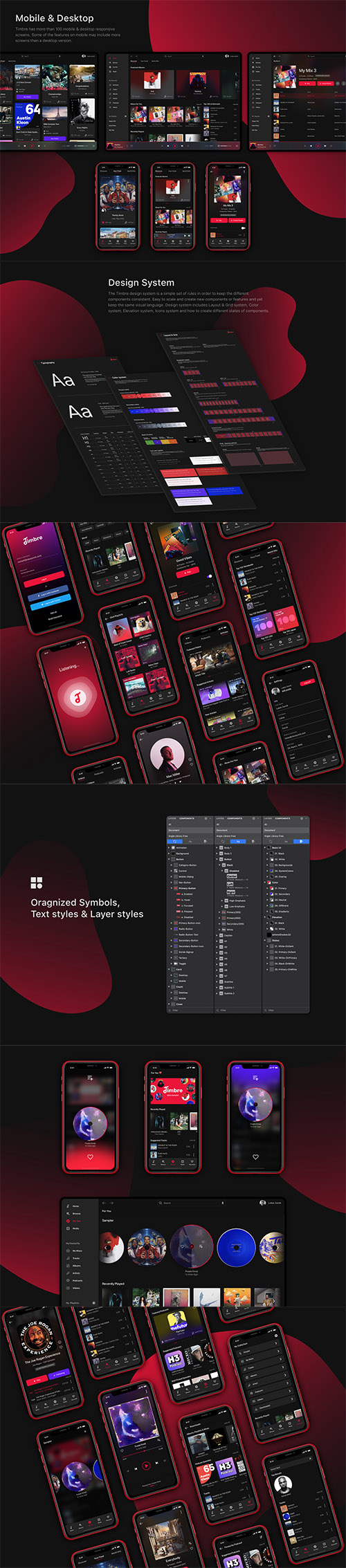 Timbre App - Music App with Design System