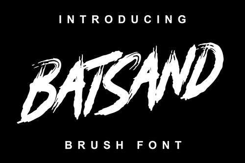 Batsand Brush Font