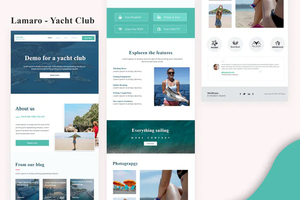 Lamaro - Yacht Club Email Newsletter