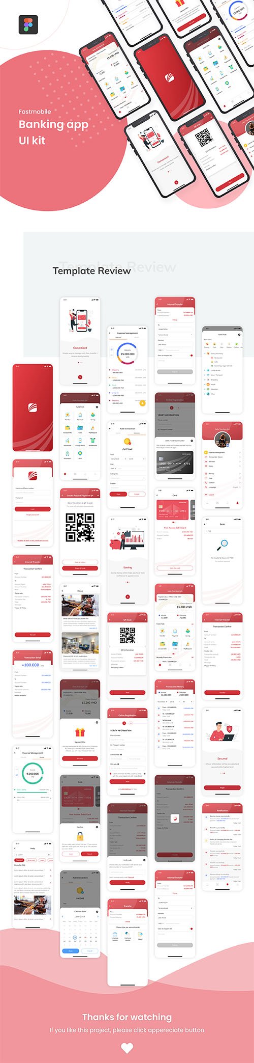FastMobile - Banking app UI kit
