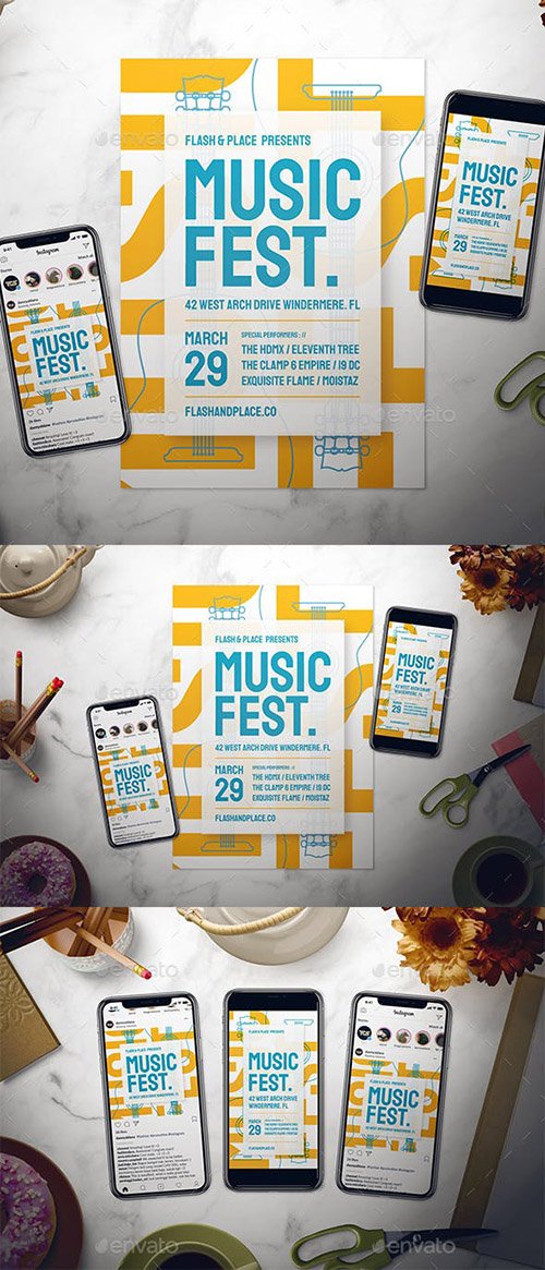 Music Flyer Set 23146126