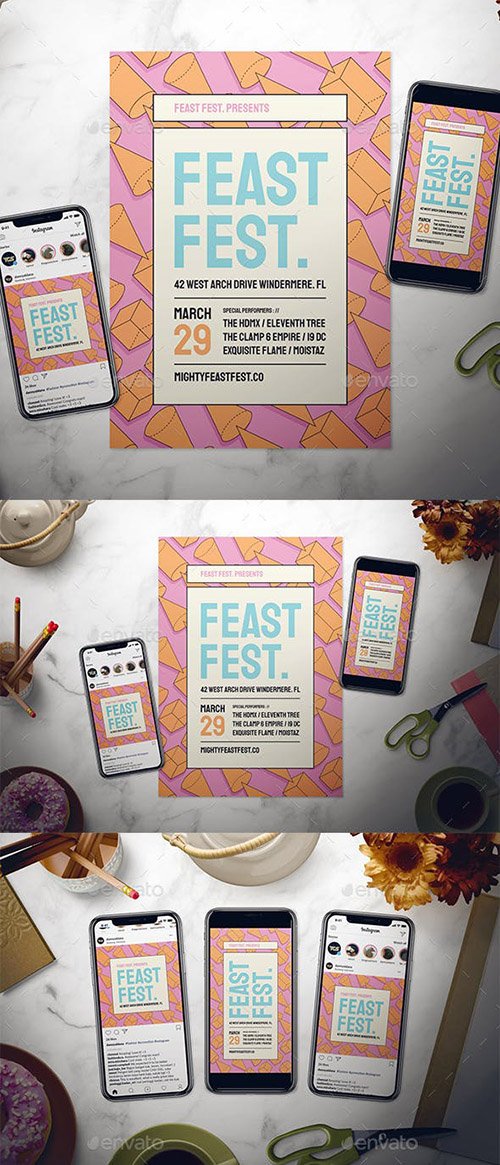 Music Flyer Set 23157869