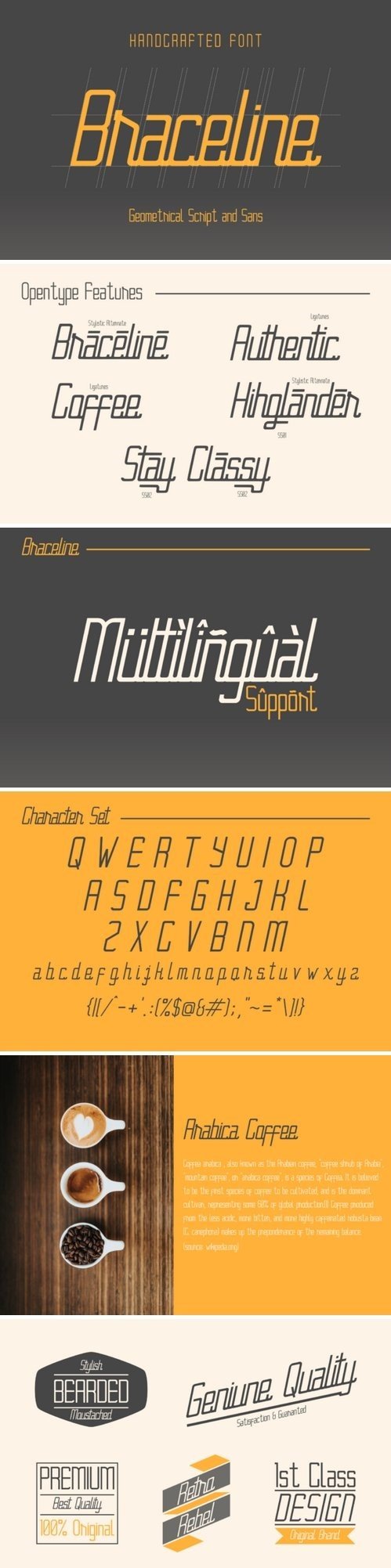 Braceline Duo Font