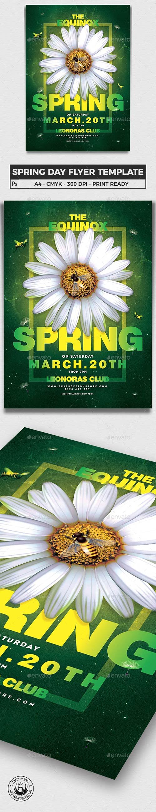 Spring Day Flyer Template V3 23131740