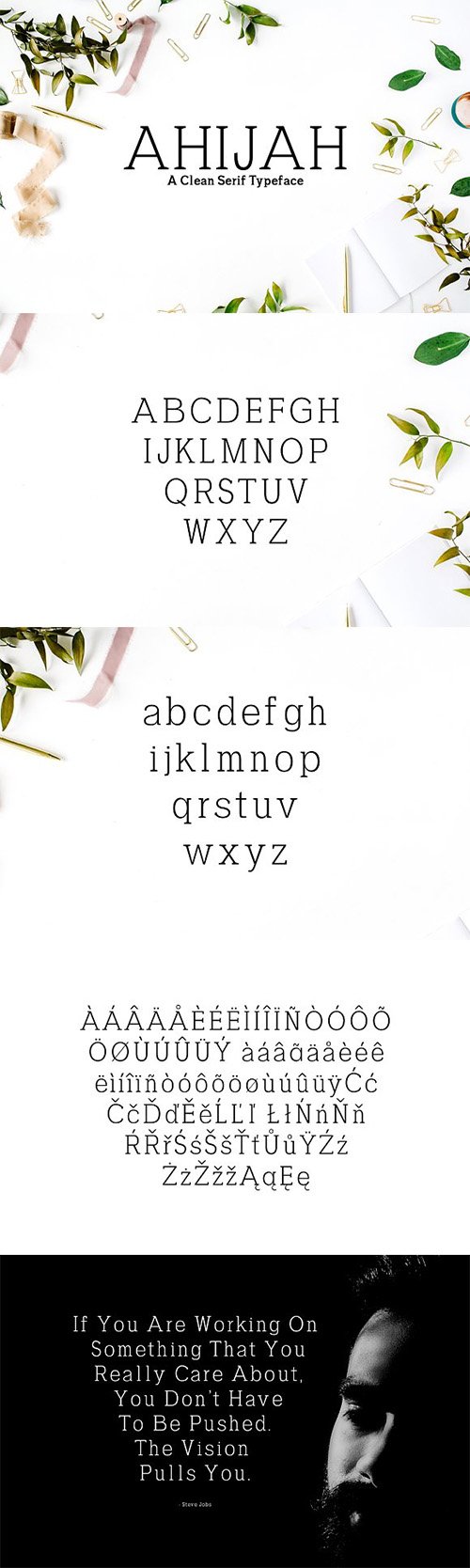 Ahijah A Clean Serif Font Family 1746672