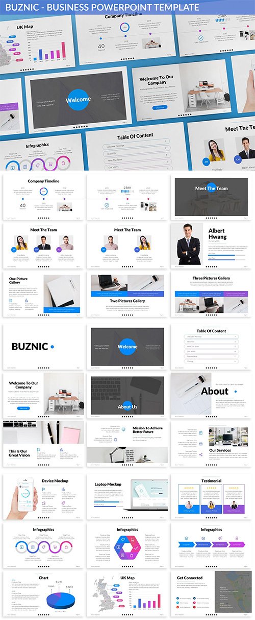 Buznic - Business Powerpoint Template
