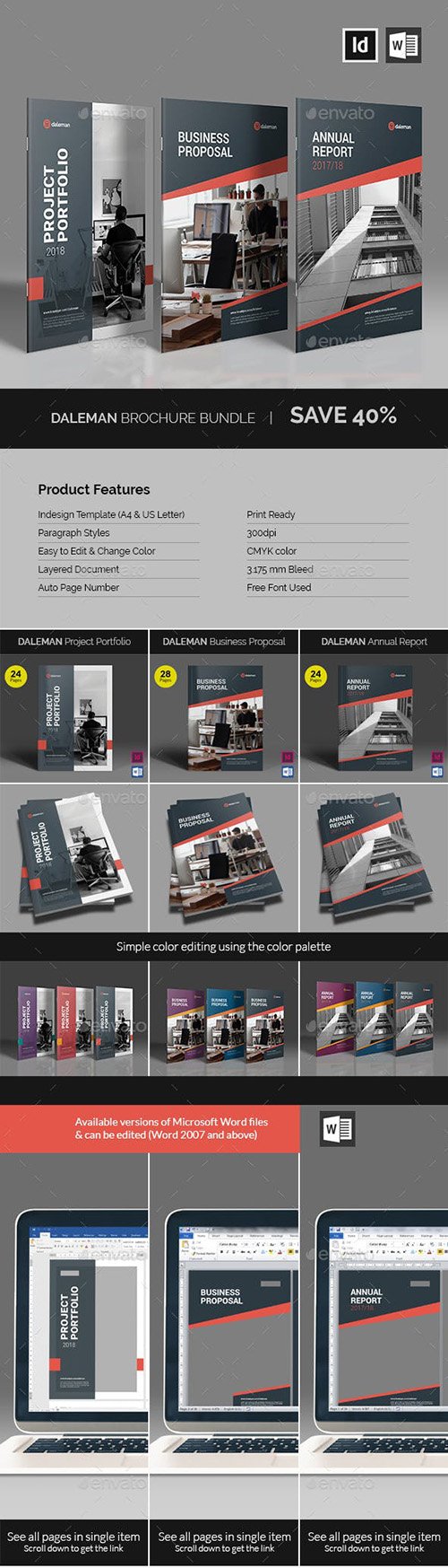 GraphicRiver - Daleman Brochure Bundle 23128496