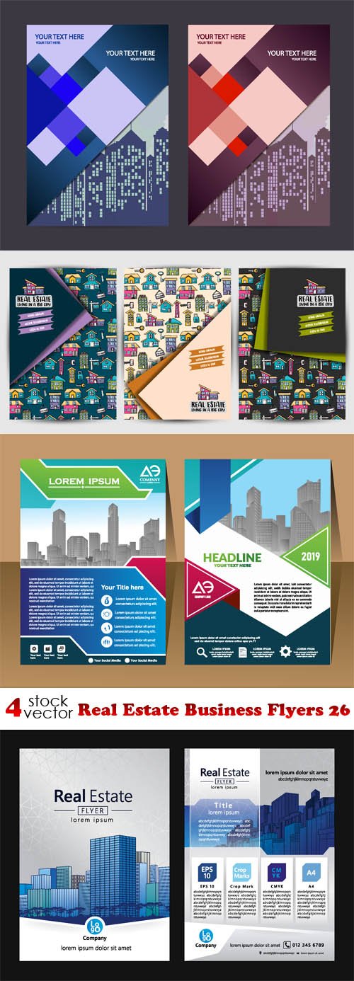 Vectors - Real Estate Business Flyers 26