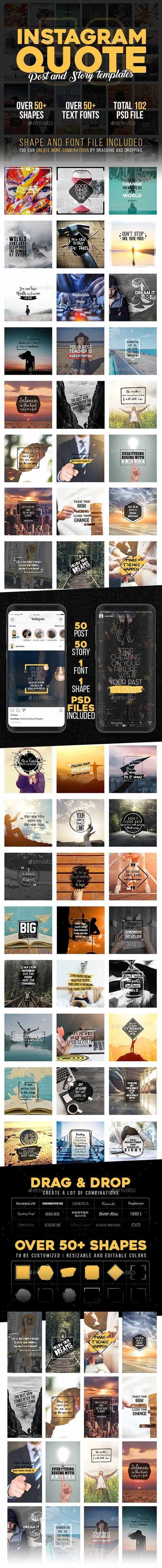 GraphicRiver - Instagram Quote Templates 23098069