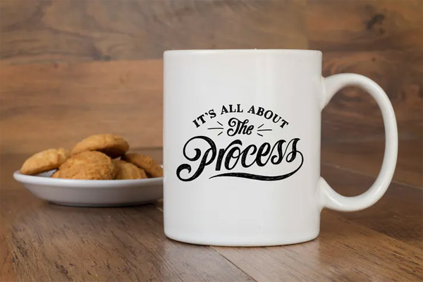 Table Mug Mock Up
