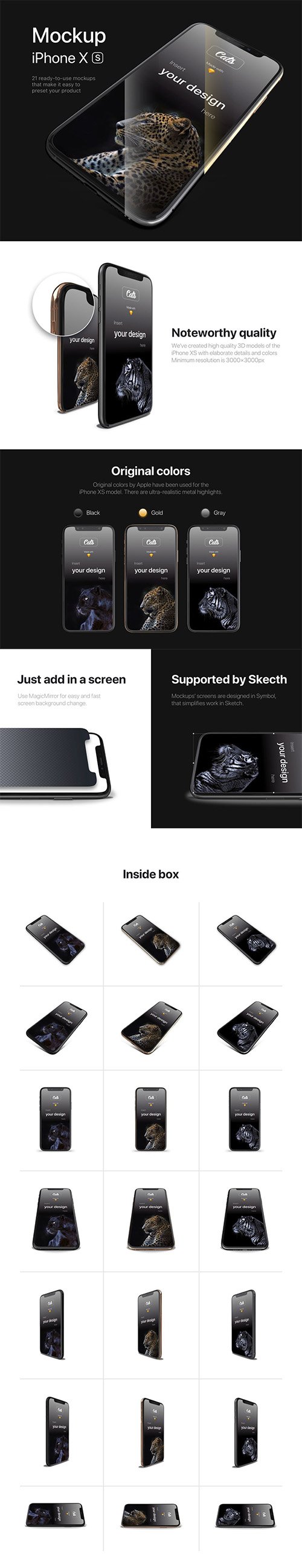 iPhone Xs Mockups