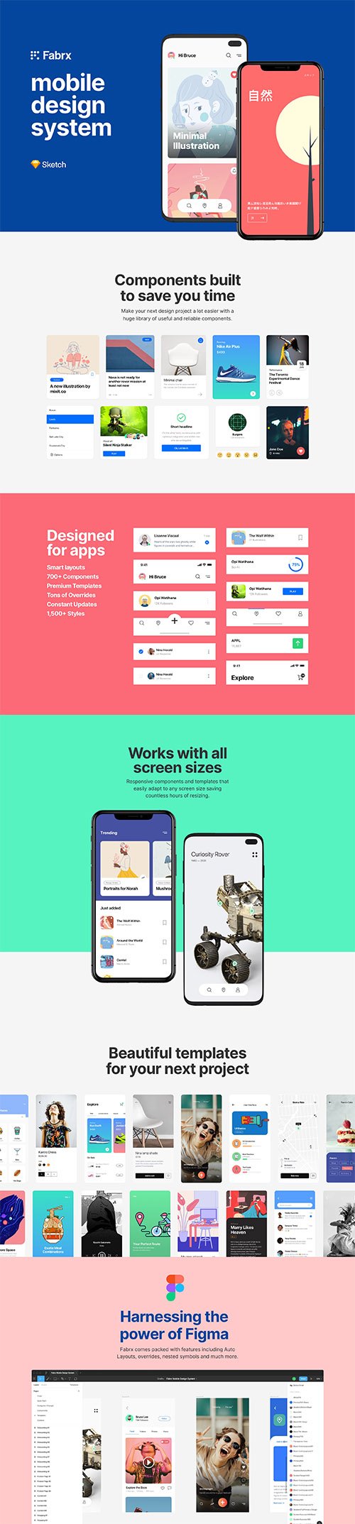 Fabrx Mobile Design System (For Figma)
