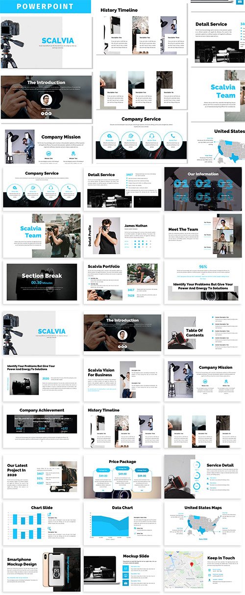 Scalvia - Business Powerpoint Template
