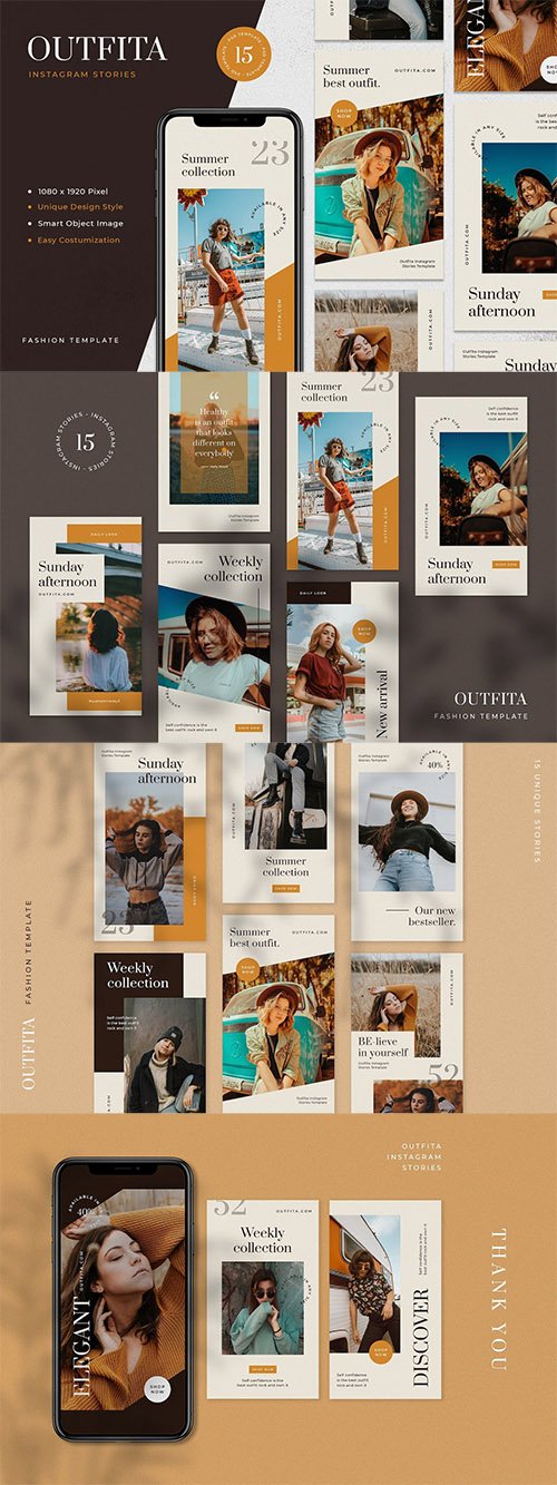 Outfita - Fashion Instagram Stories Template