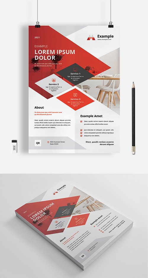 Corporate Business Flyer Layout 334508644