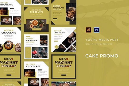 Cake Promo Social Media Post