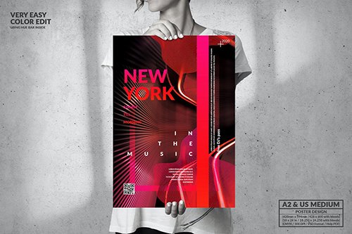 New York Music - Big Poster Design