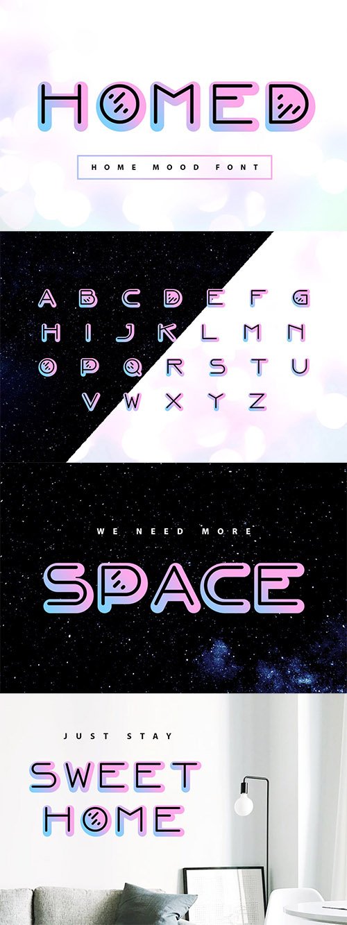 Homed| color home mood font