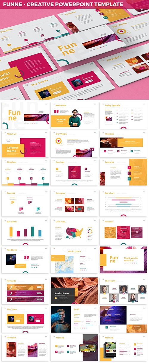 Funne - Creative Powerpoint Template