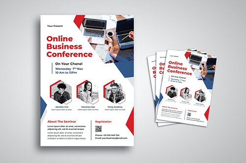 Online Business Conference Flyer