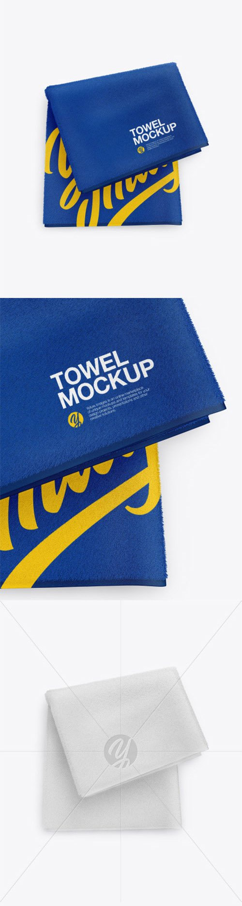 Folded Towel Mockup 60880