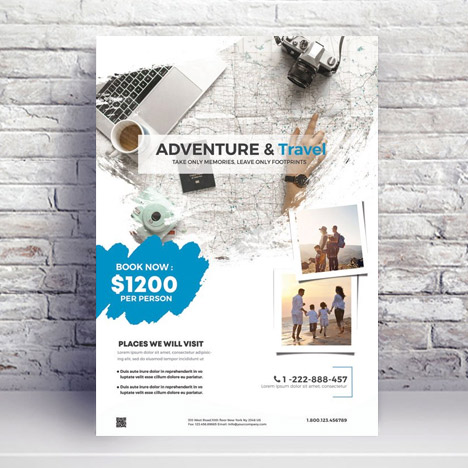 Holiday Travel - Premium flyer psd template