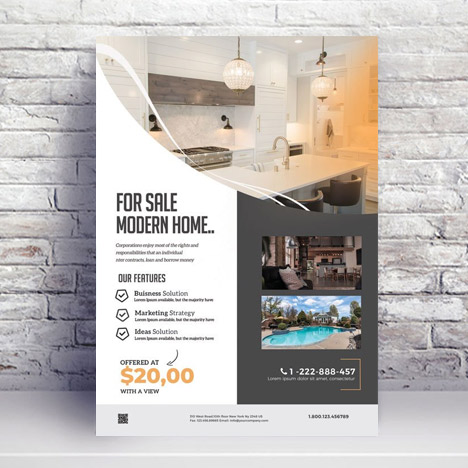 Modern Real Estate - Premium flyer psd template